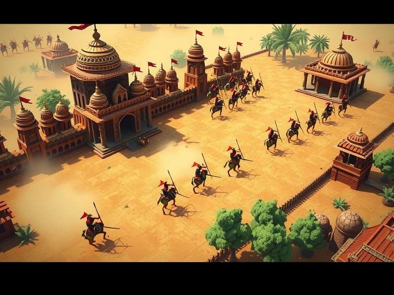 Ashoka S Army feature showcase with Indian architecture